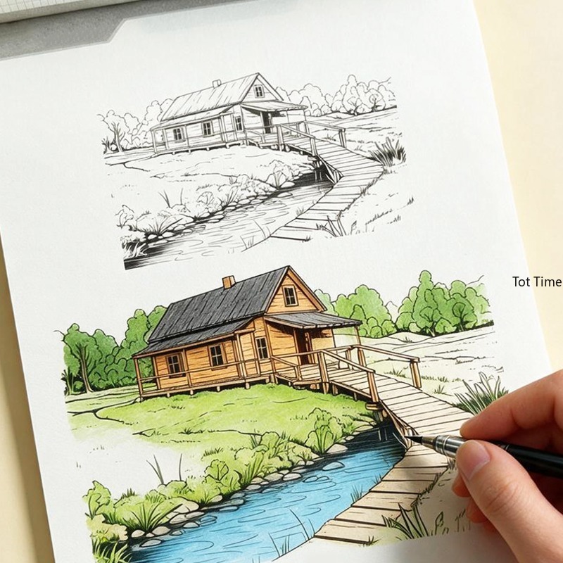 Photography Book - A Coloring Book for Ancient Architecture/European