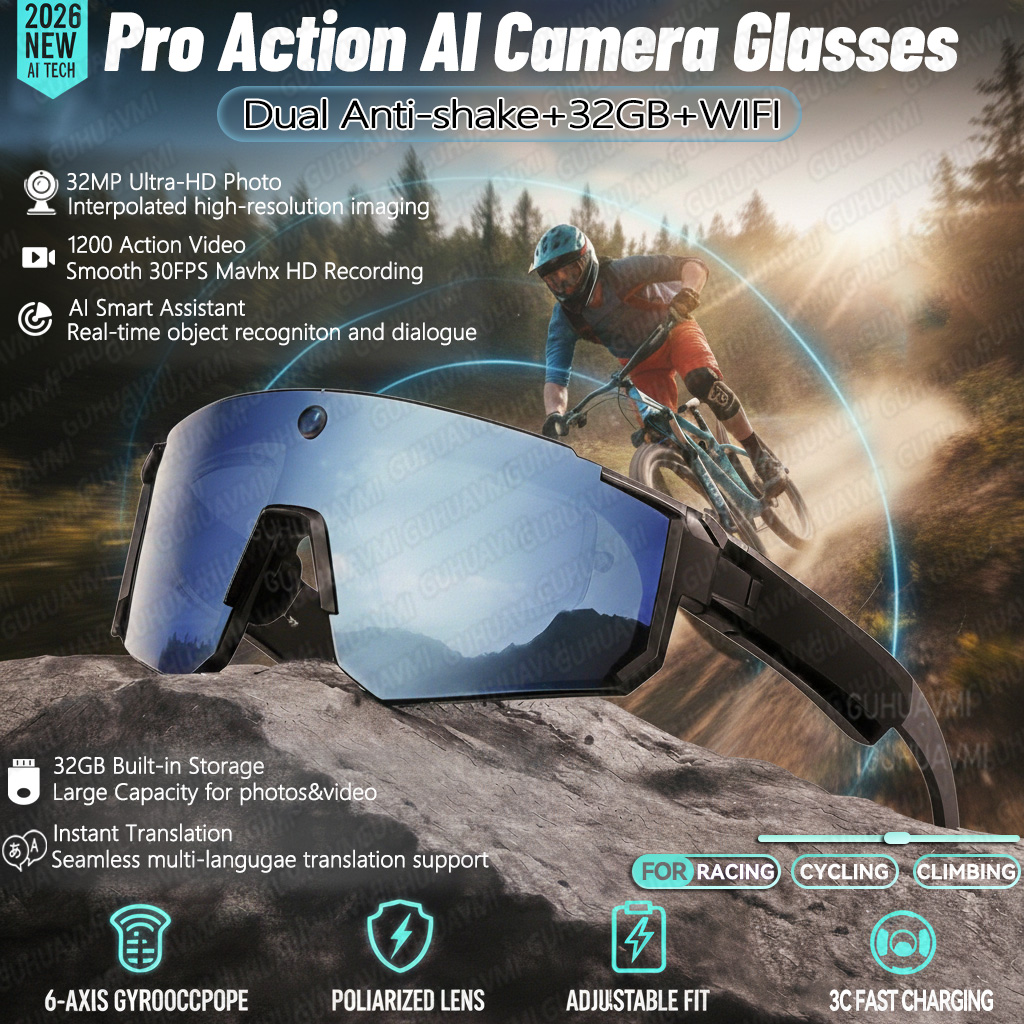 Photography Japanese - New AI smart shooting&recording glasses with