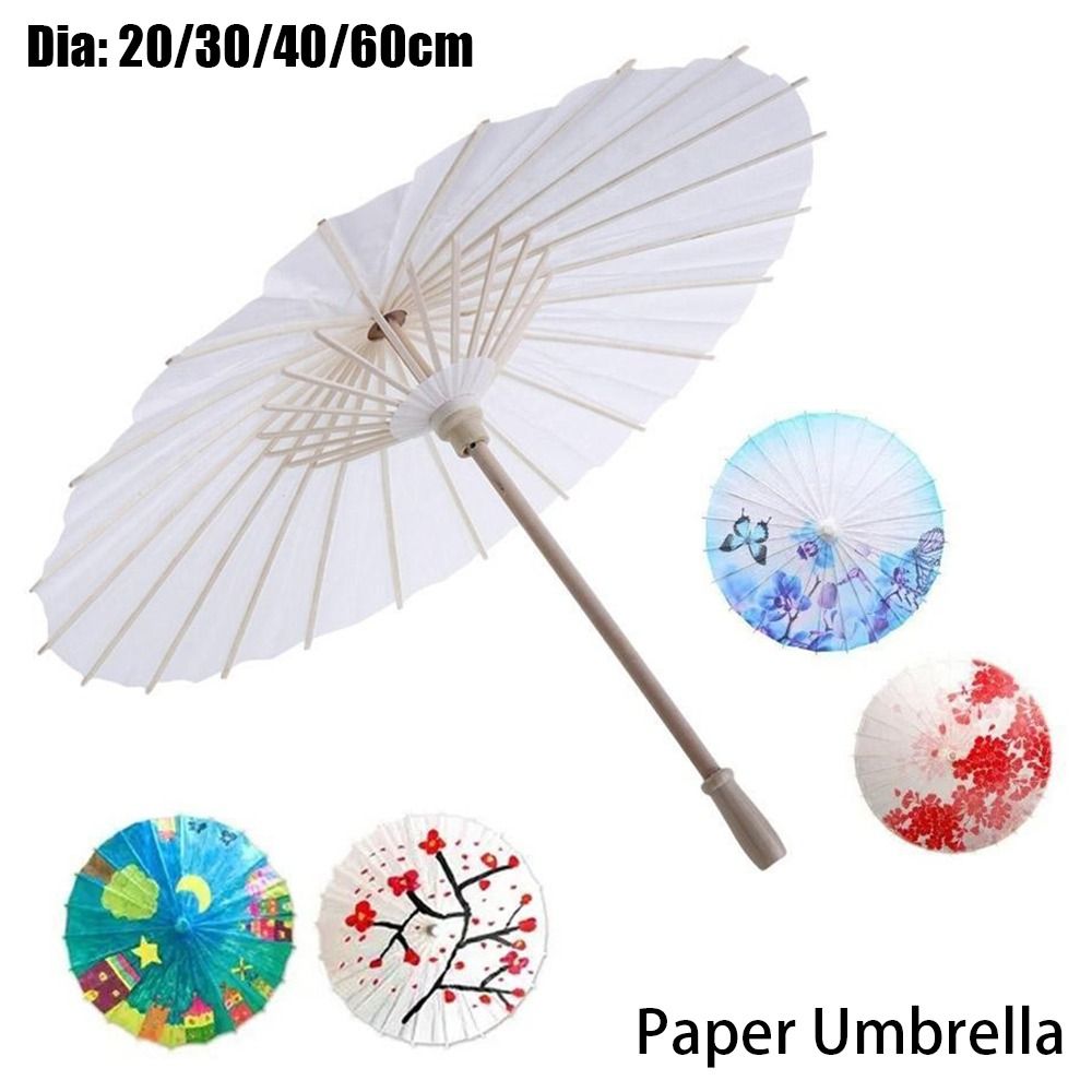 1Pcs Dia 20/30/40/60cm Paper U - Photography Umbrella ulasan dan harga