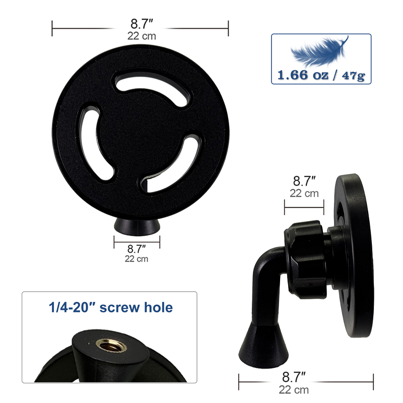 Magnetic Tripods Mount Adapter - Photography Basics ulasan dan harga