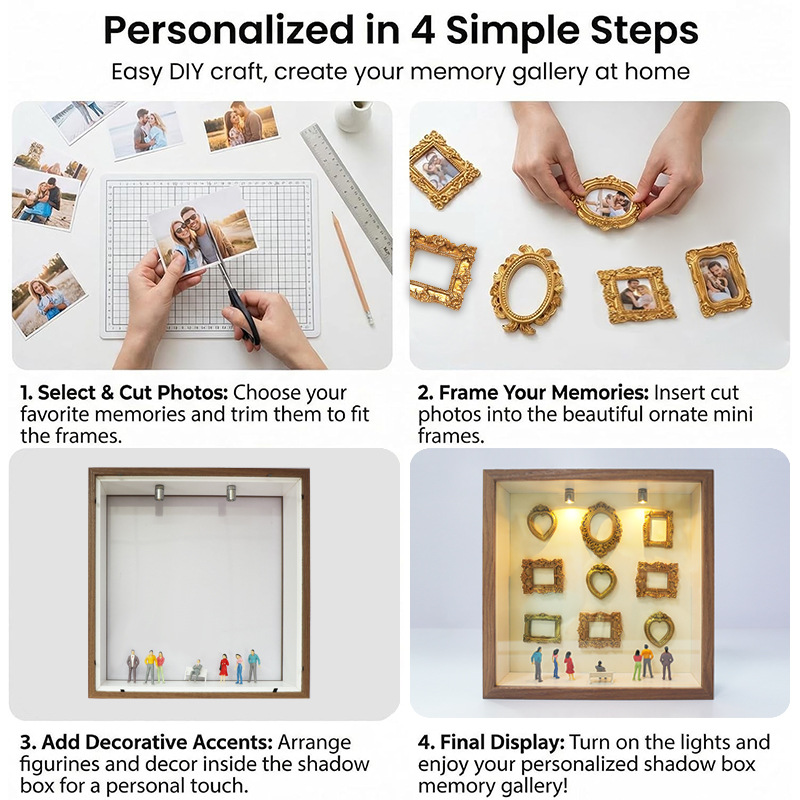 DIY Mini Museum Silhouette Box - Photographic Memory ulasan dan harga