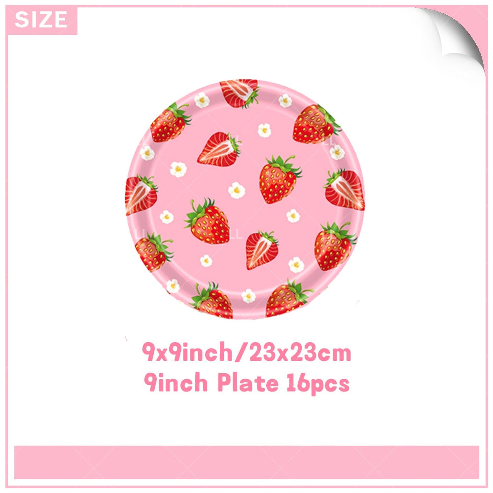 Strawberry Background Birthday - Photography Cheat Sheet ulasan dan harga