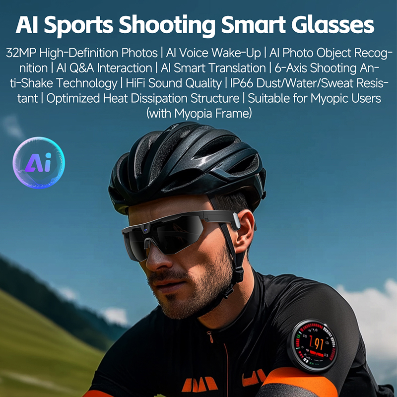 New Cool Cycling Smart Glasses - Photography Japanese ulasan dan harga