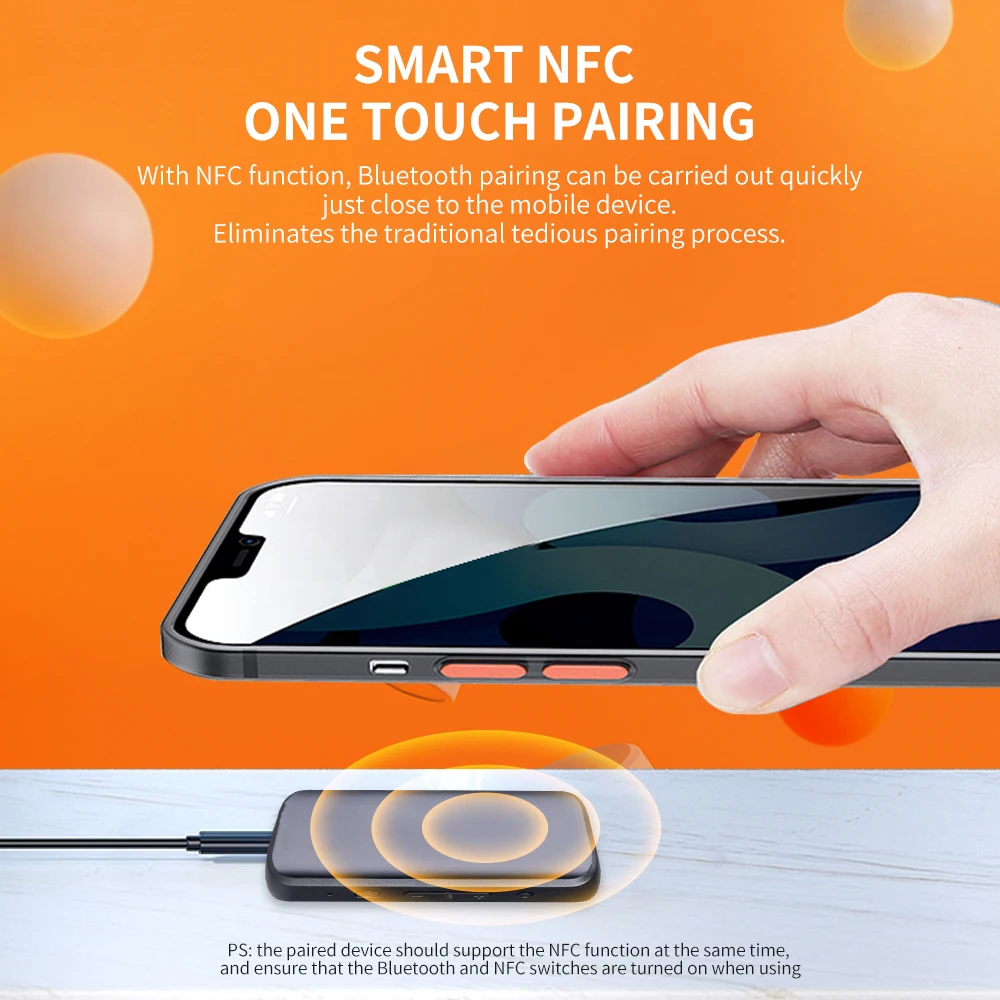 NFC Bluetooth 5.1 Transmitter  - Photography Prompt ulasan dan harga