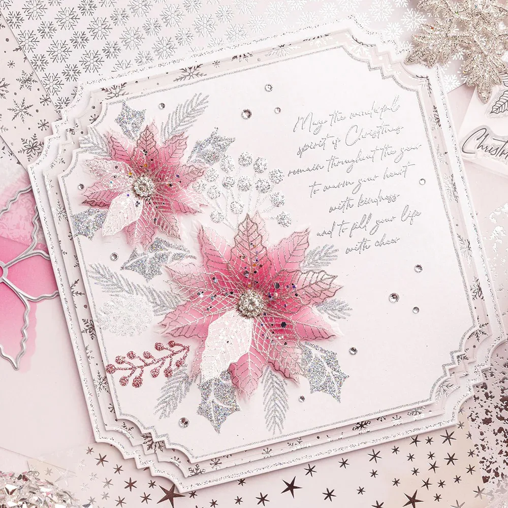 Gilded Floral Merry Christmas  - Photography Umbrella ulasan dan harga