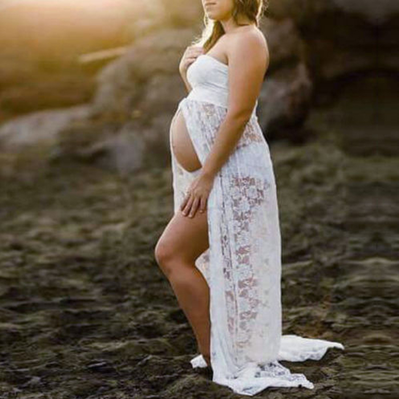 Long Maxi Gown Lace Maternity  - Photography Club ulasan dan harga