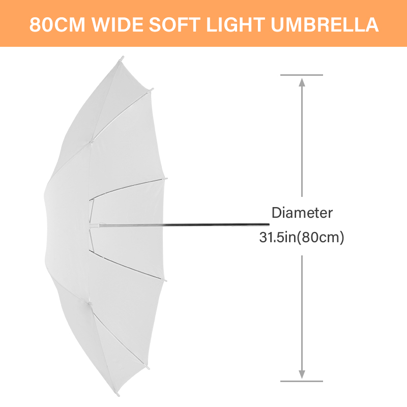 76 * 80cm X4 Transparent White - Photography Umbrella ulasan dan harga
