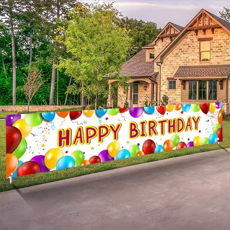 Birthday Banner Happy Birthday - Photography Prompt ulasan dan harga