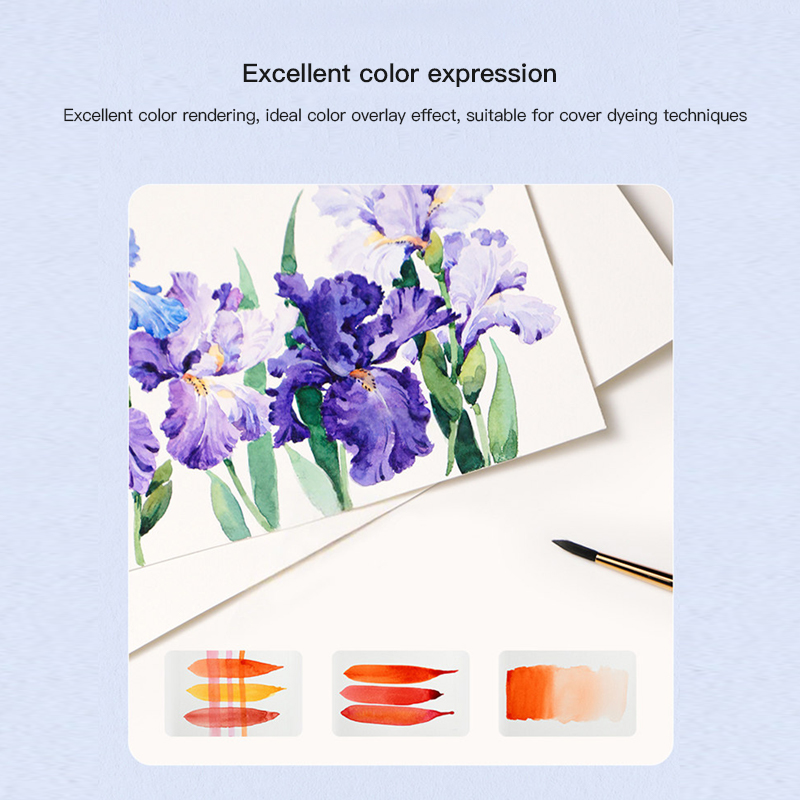 Square Watercolor Book Medium  - Photography Book ulasan dan harga