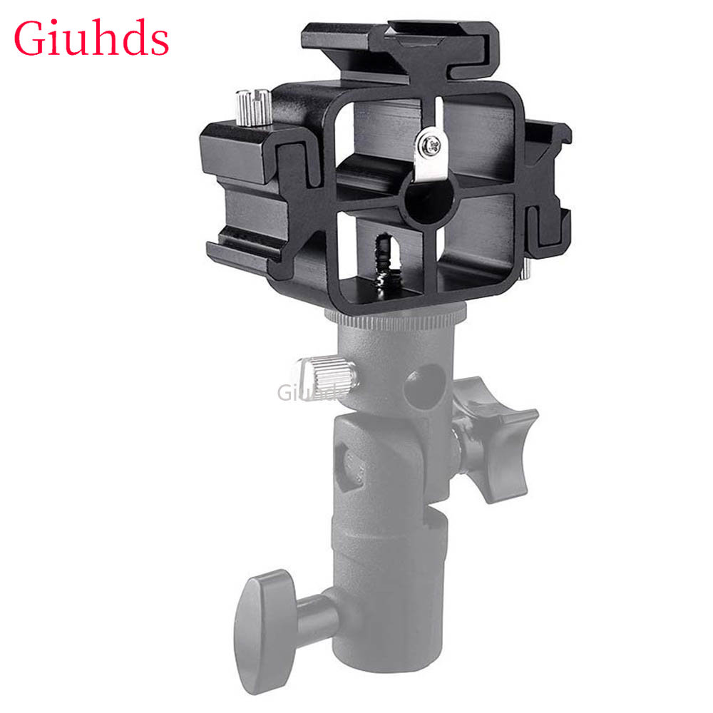 3 Triple Cold Shoe Mount Flash - Photography Umbrella ulasan dan harga