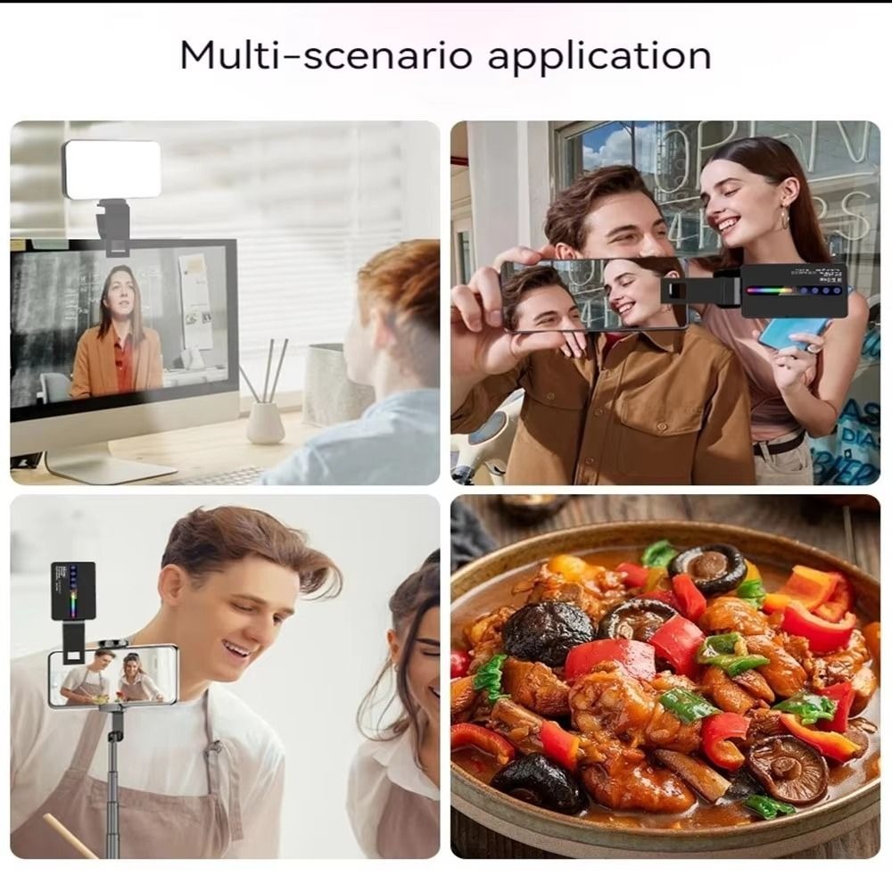 Dimmable RGB LED Video Light F - Photography Videos Free ulasan dan harga
